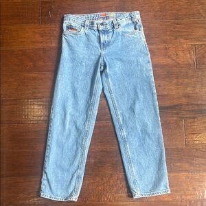 Empyre Blue Straight Leg Jeans Classic Fit